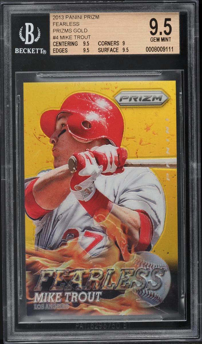 Mike Trout 2013 panini