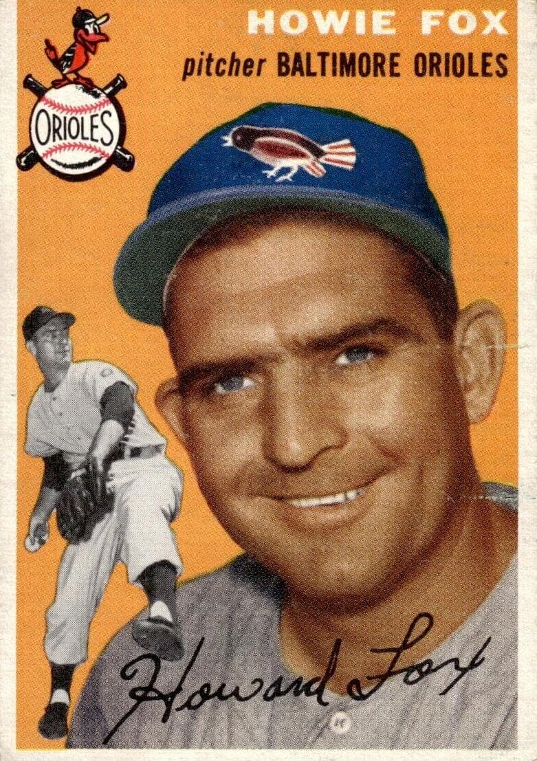 Howie Fox 1954 topps Topps