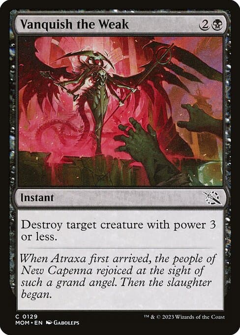Vanquish the Weak 2017 Magic: The Gathering Ixalan