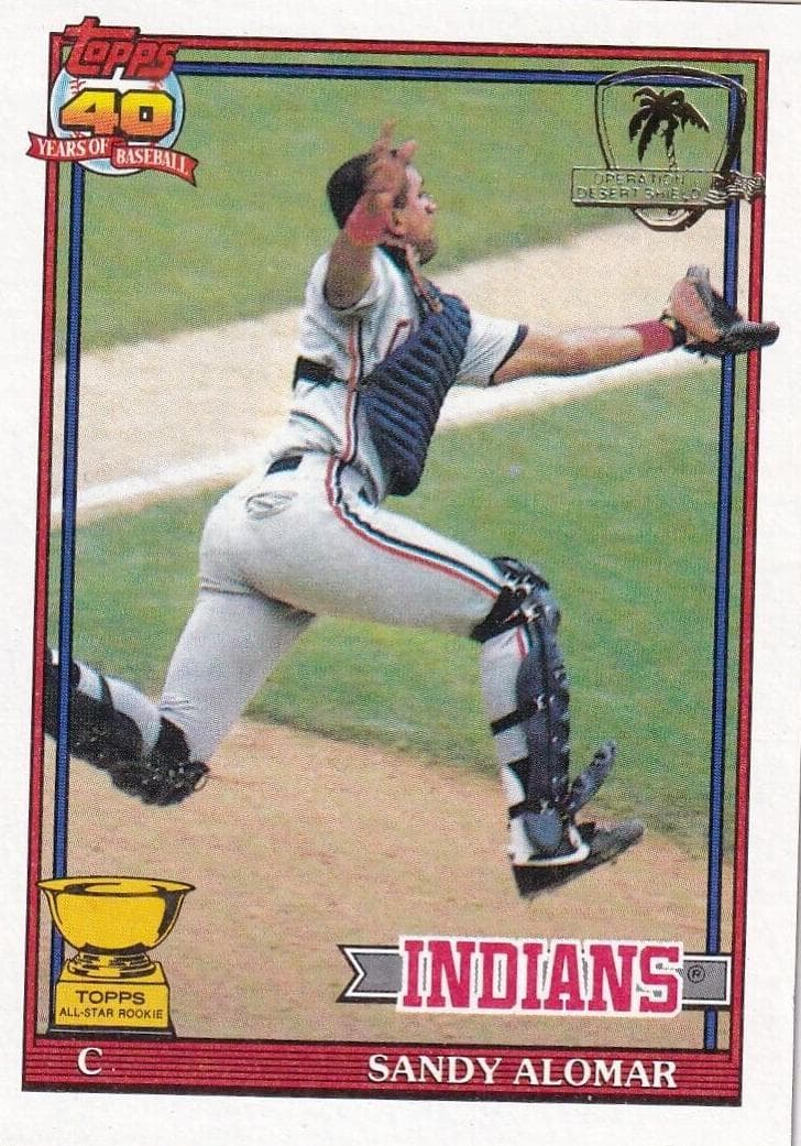 Sandy Alomar 1991 topps Topps