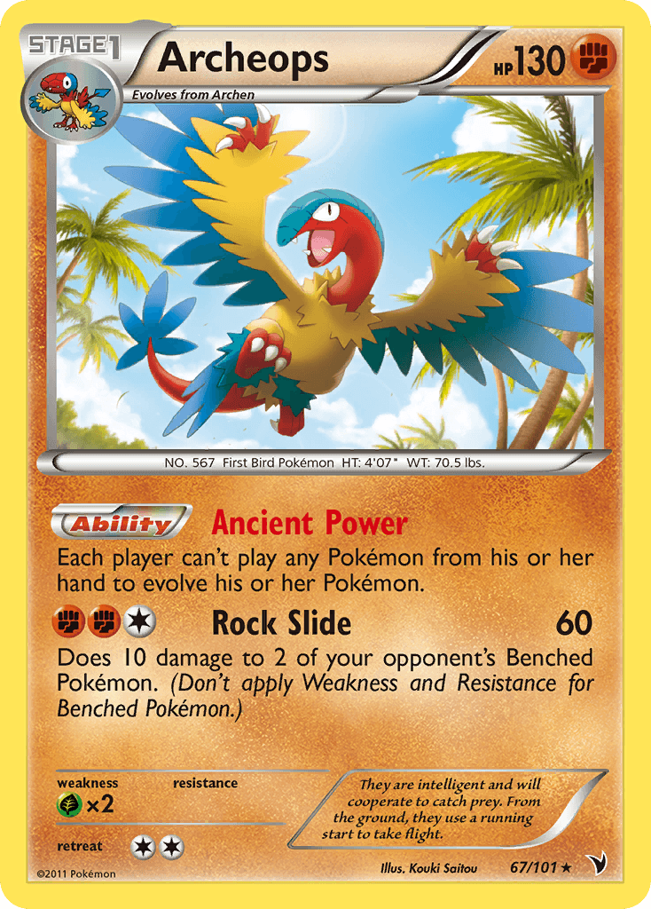 Archeops 2011 Pokemon
