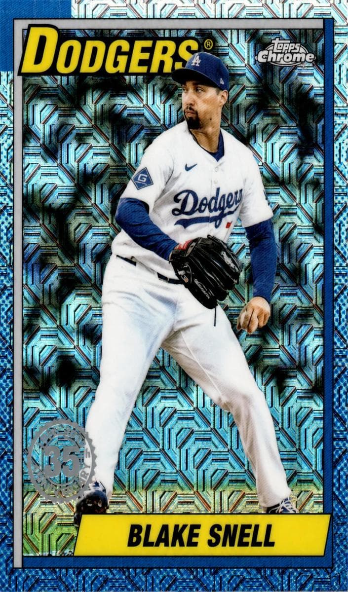Blake Snell 2025 topps Topps Update