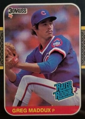 Greg Maddux 1987 Leaf