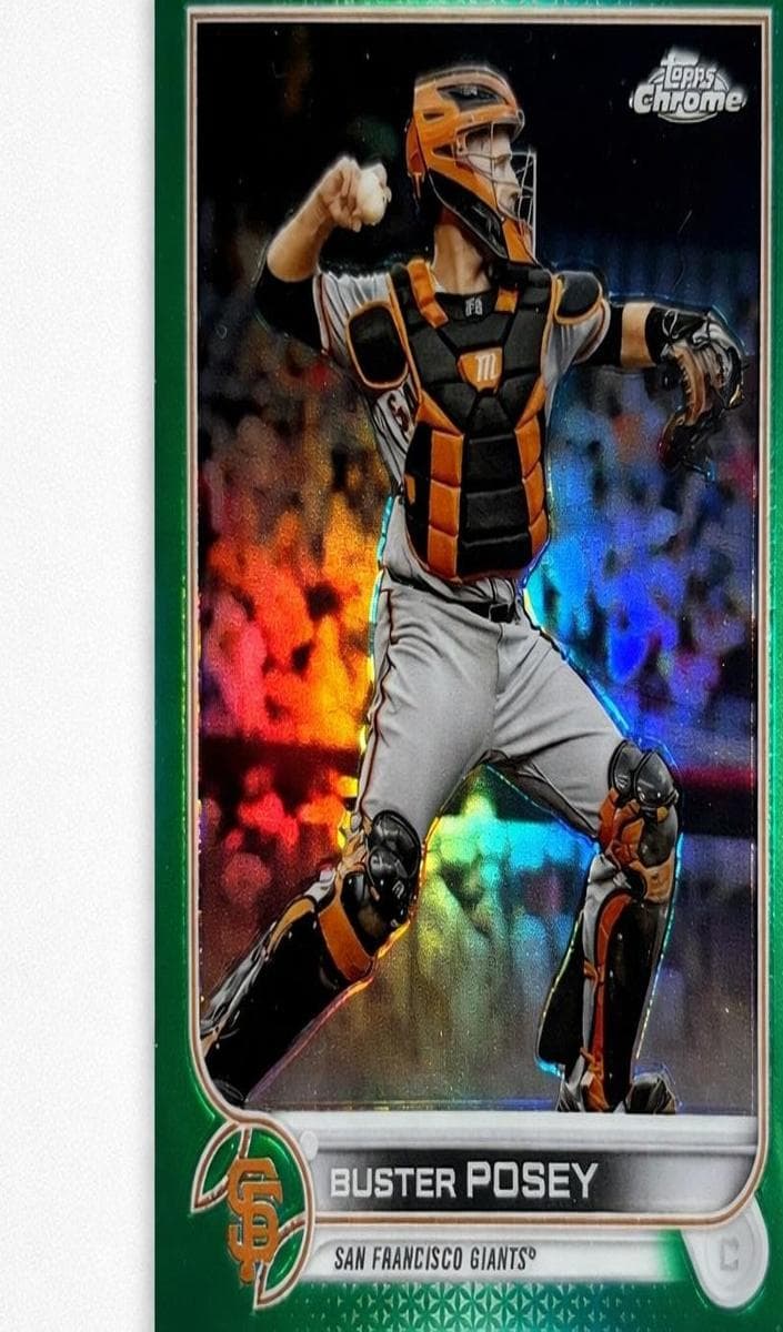 Buster Posey 2022 topps Topps Chrome