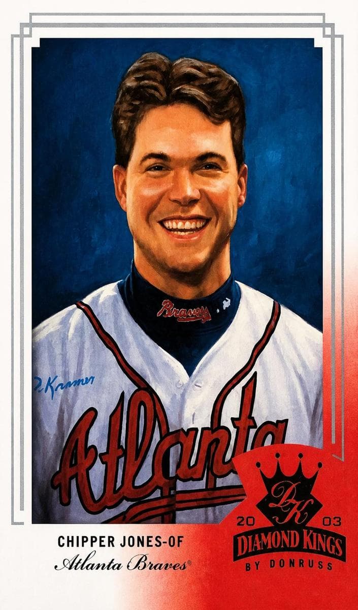 Chipper Jones 2003 panini