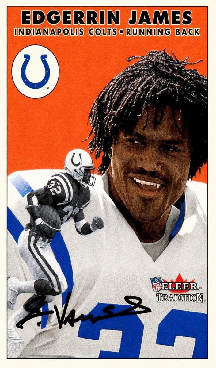 Edgerrin James 2000 fleer