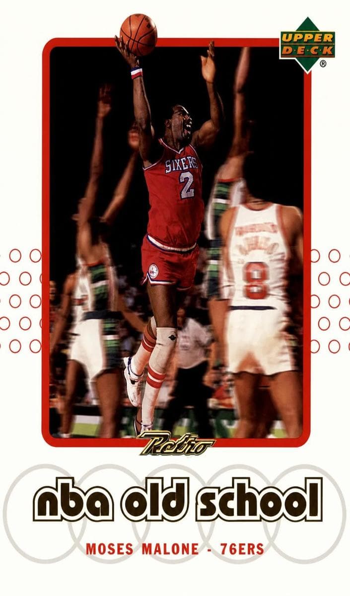 Moses Malone 1999 upper-deck Retro