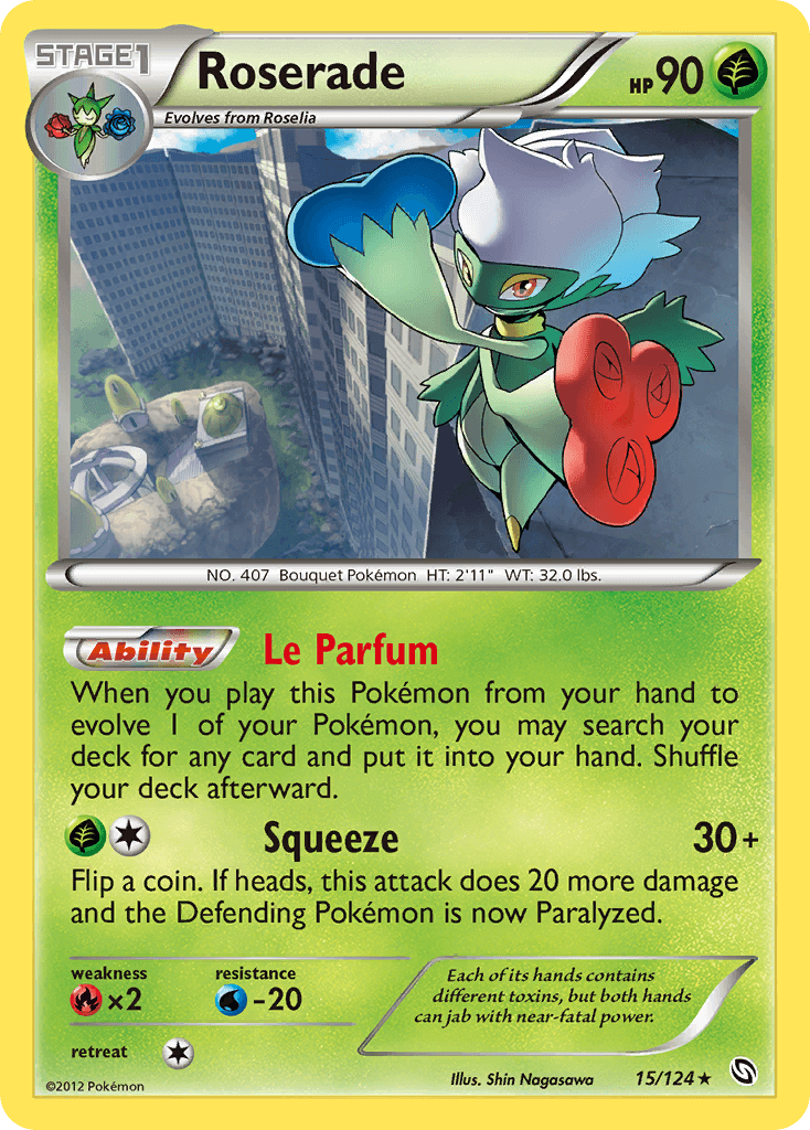 Roserade 2012 Pokemon Dragons Exalted