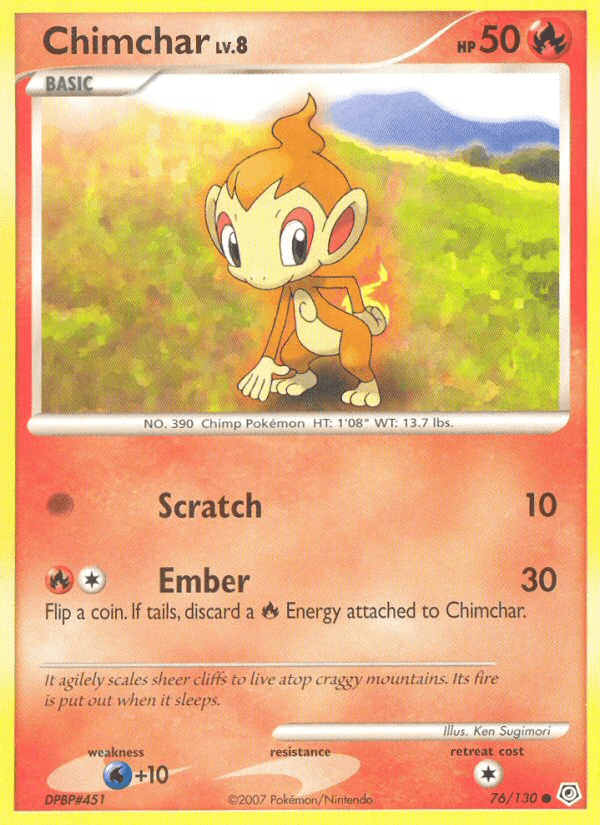 Chimchar 2007 Pokemon