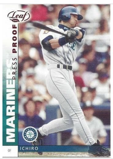 Ichiro Suzuki 2002 leaf Leaf