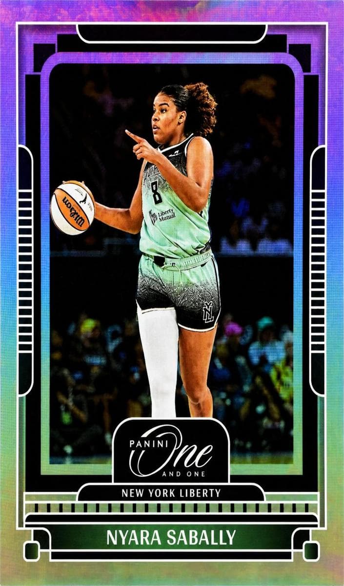 Nyara Sabally 2025 panini One And One Wnba Basketball Purple