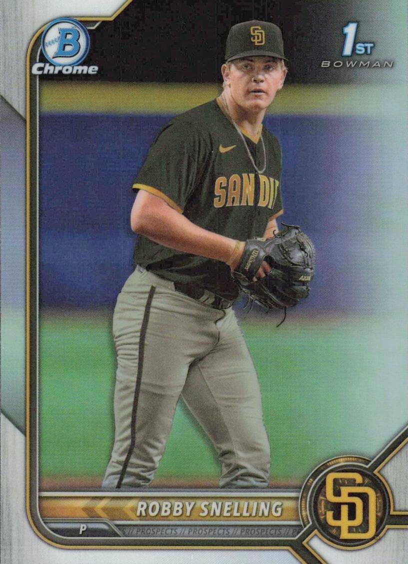 Robby Snelling 2022 bowman Draft Chrome