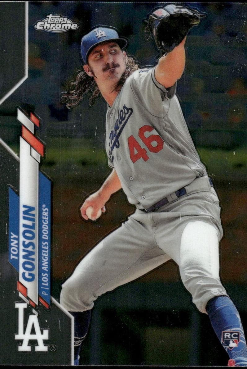 Tony Gonsolin 2020 topps Topps Chrome