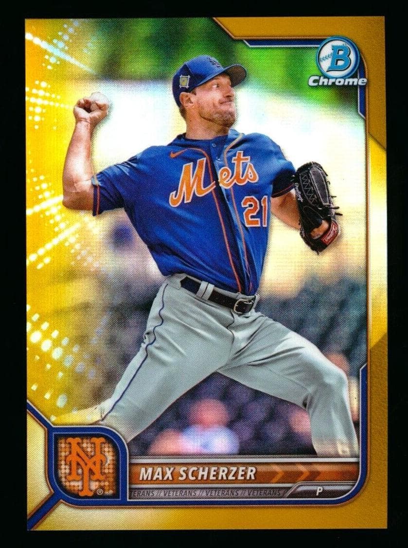 Max Scherzer 2022 bowman Bowman Chrome