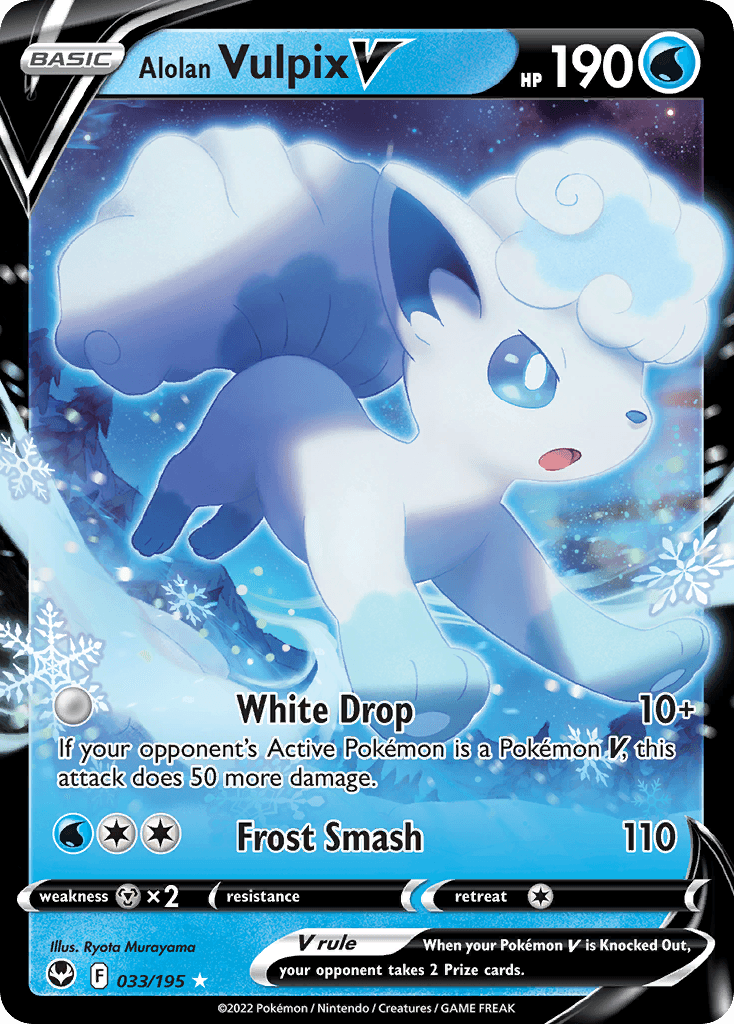 Alolan Vulpix V 2022 Pokemon