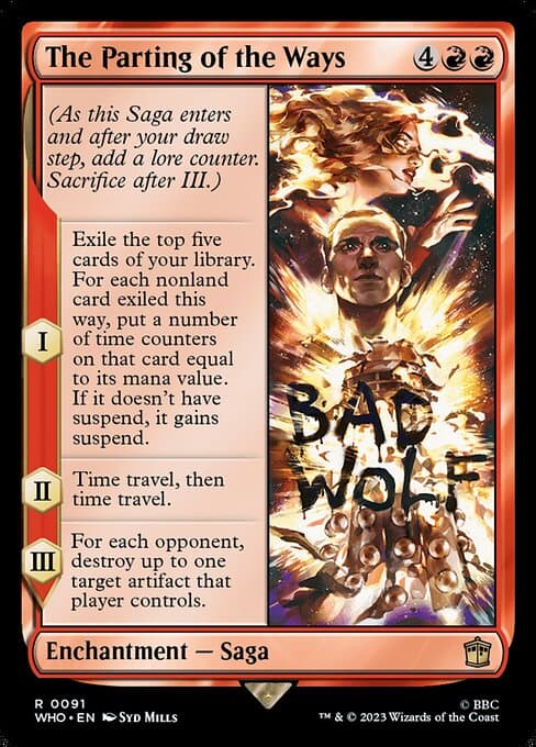 The Parting of the Ways 2023 Magic: The Gathering Doctor Who