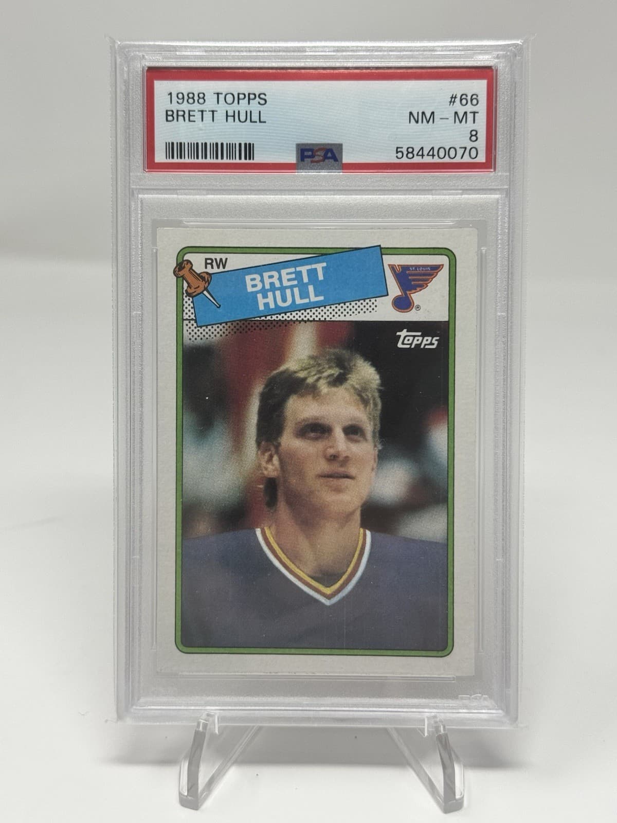 Brett Hull trading card