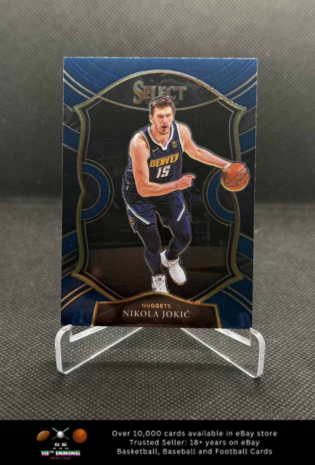 Nikola Jokic 2020 Panini Select 2020 Panini Select blue