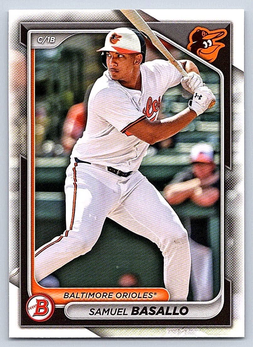 SAMUEL BASALLO ORIOLES - 128 2024 Bowman Draft 2024 Bowman Draft