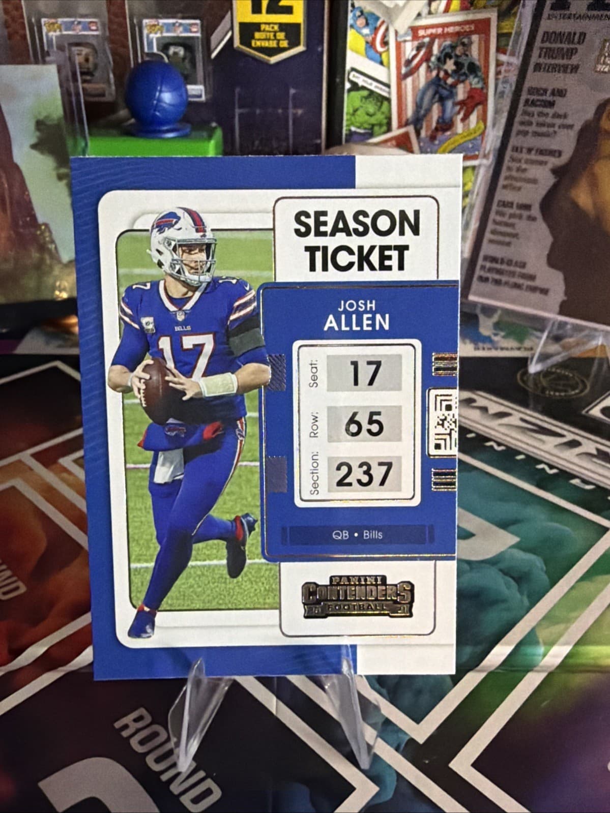 Optic Blue Josh 2021 Panini Contenders 2021 Panini Contenders blue