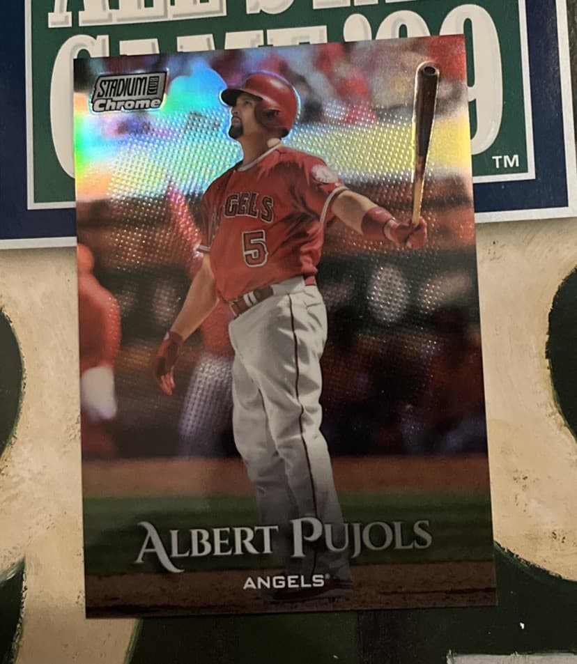 Albert Pujols 2019 Topps Stadium Club 2019 Topps Stadium Club refractor