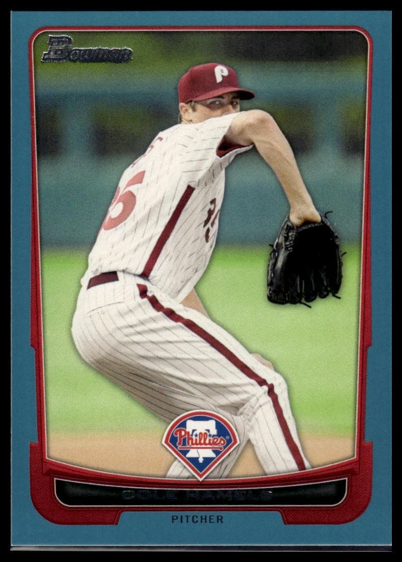 Cole Hamels Blue 2012 Bowman 2012 Bowman blue