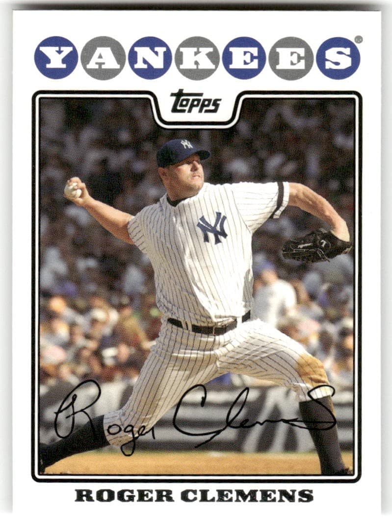 Roger Clemens 2008 Topps 2008 Topps
