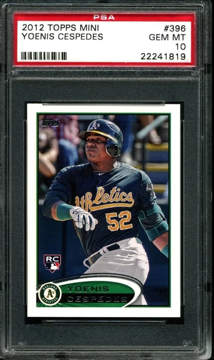 MINI YOENIS CESPEDES Baseball 2012 Topps 2012 Topps