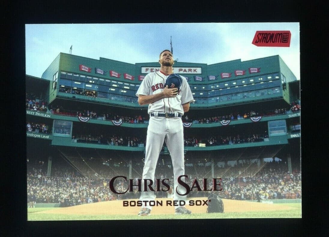 RED FOIL CHRIS SALE RED SOX 2019 Stadium Club 2019 Stadium Club