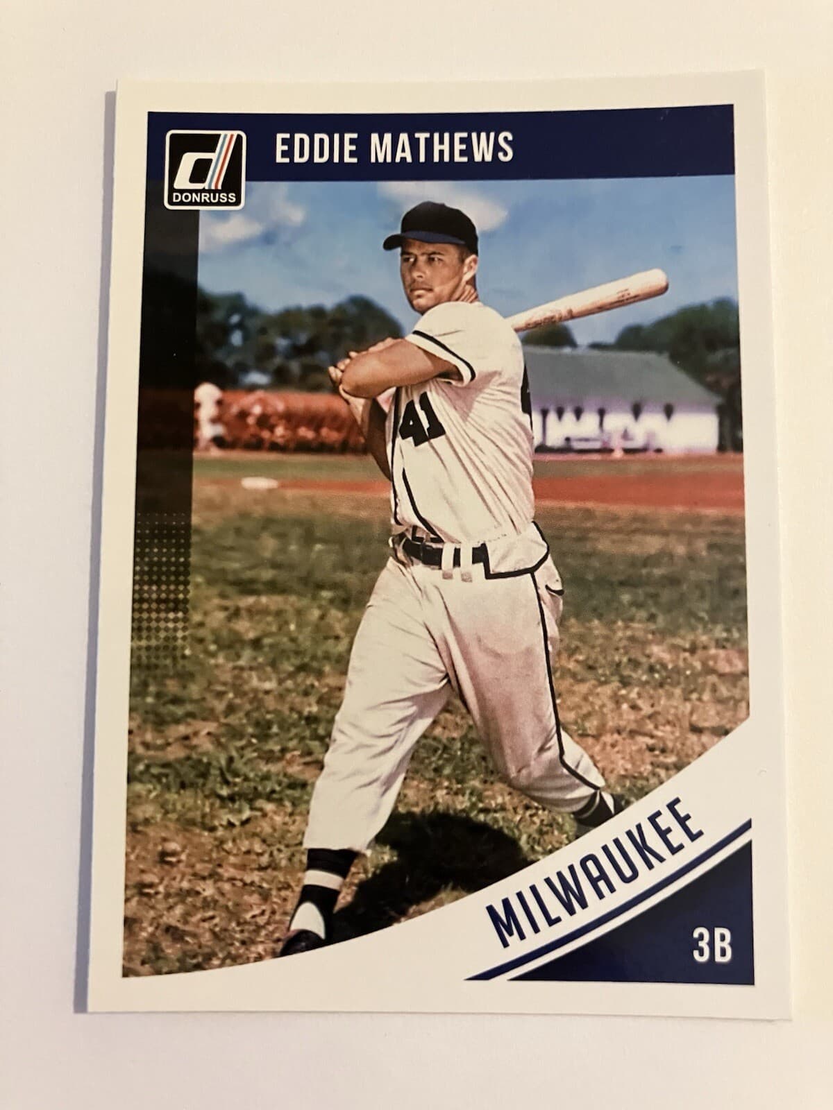 Eddie Mathews Baseball 2018 Donruss