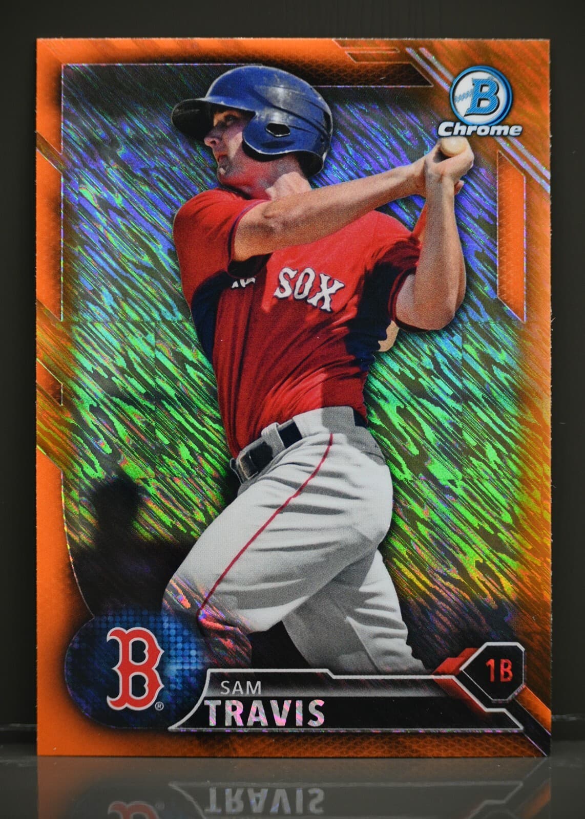 Sam Travis trading card