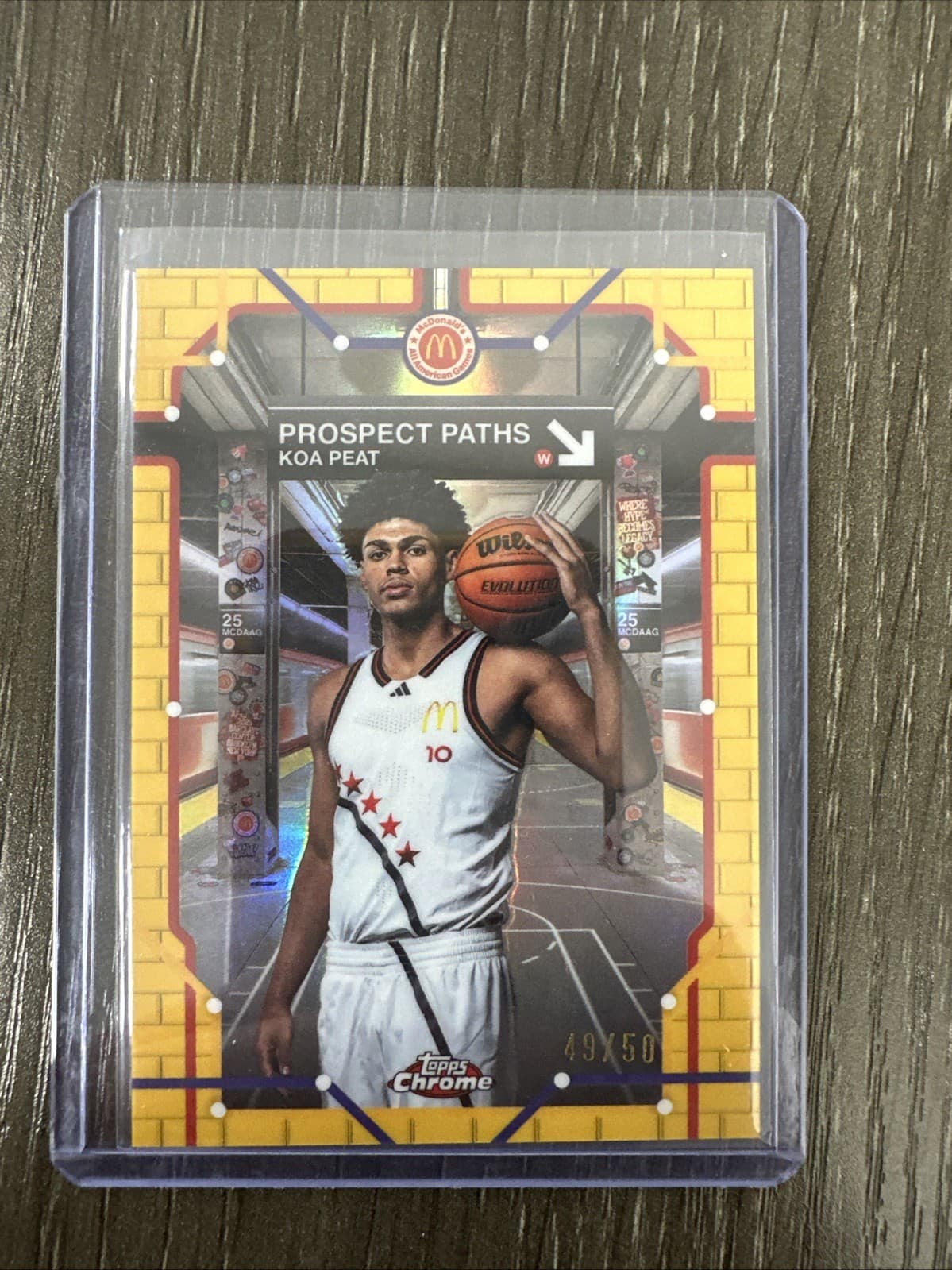 All American Koa 2025 Topps Chrome 2025 Topps Chrome gold