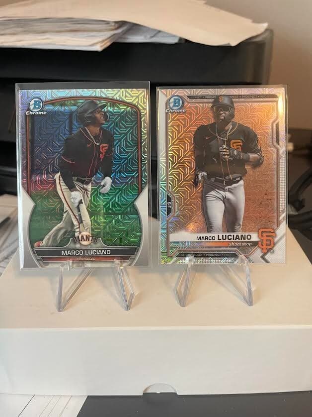 Refractors Marco Luciano 2021 Bowman Chrome 2021 Bowman Chrome