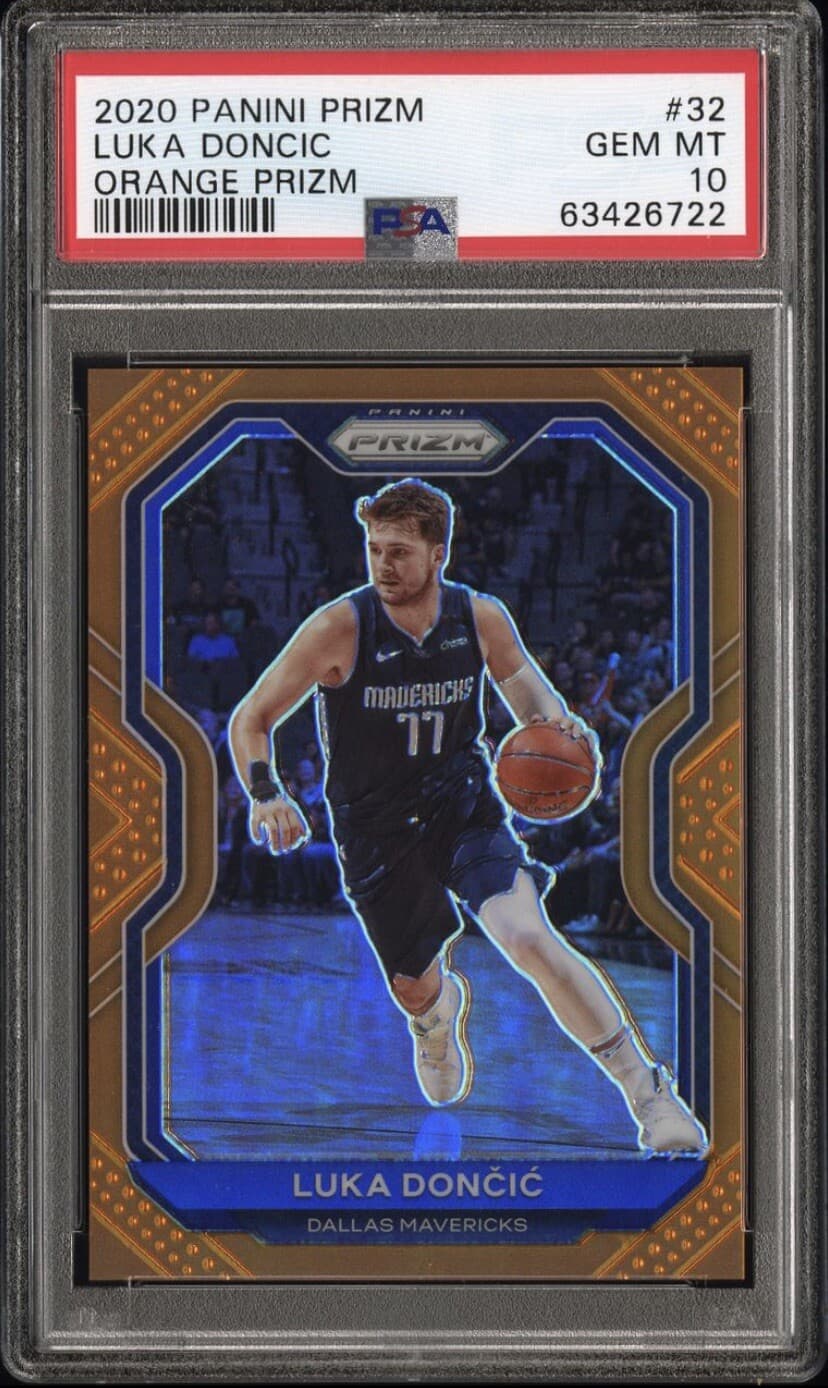 Orange Luka Doncic 2020 Panini Prizm 2020 Panini Prizm