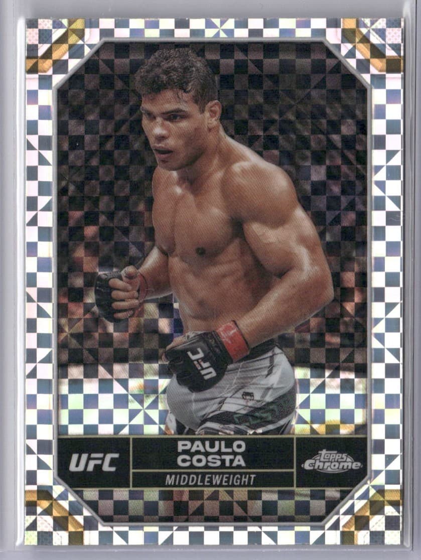 Paulo Costa 2024 Topps Chrome 2024 Topps Chrome refractor example 2