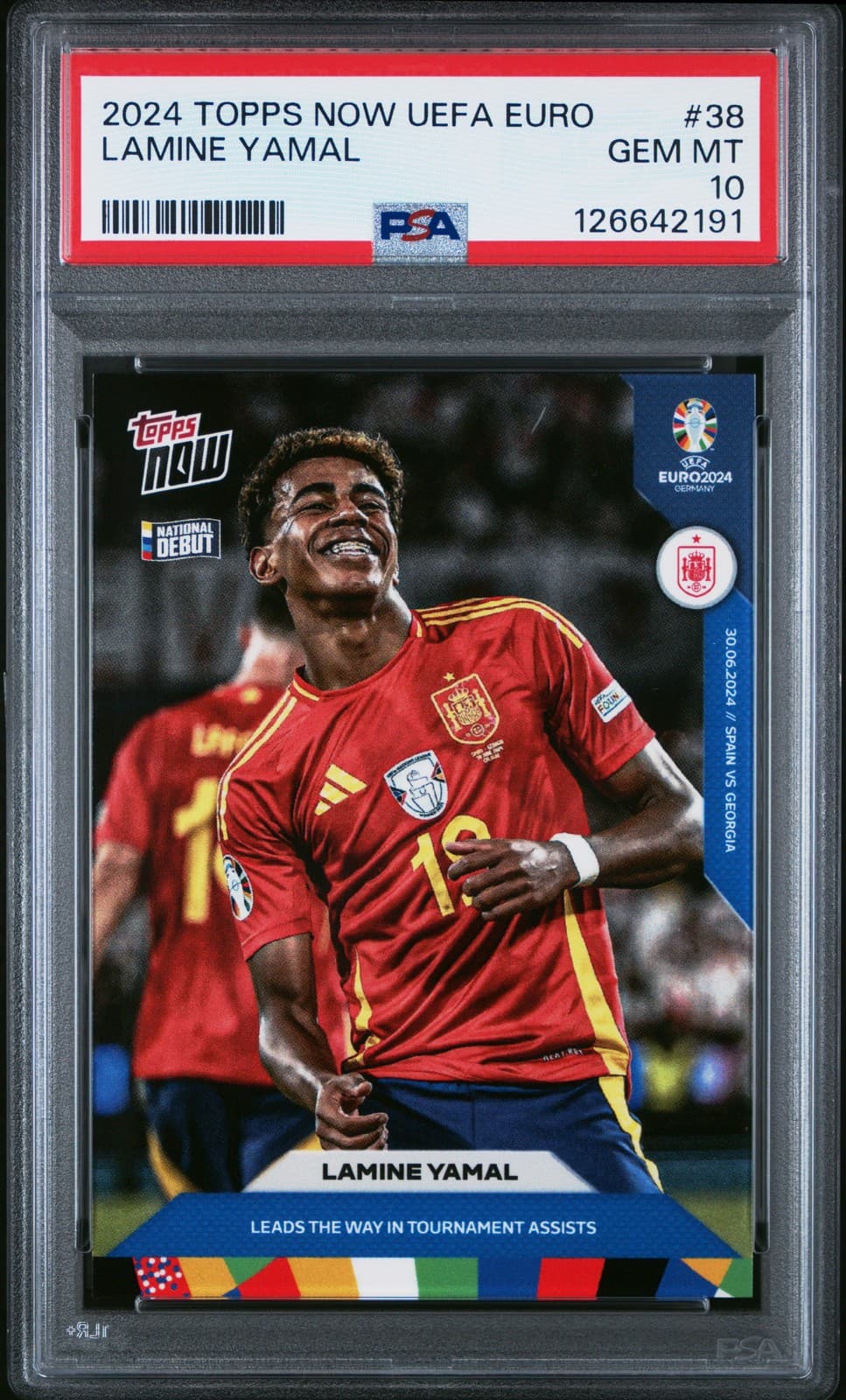 NOW UEFA EURO LAMINE YAMAL 2024 Topps