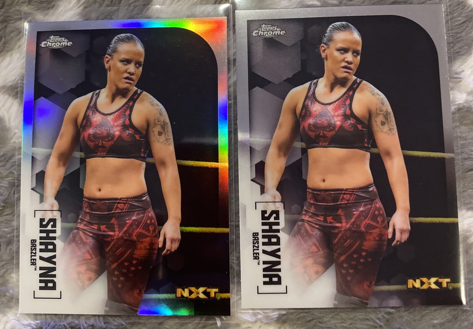 SHAYNA BASZLER WWE NXT UFC + B 2020 Topps Chrome