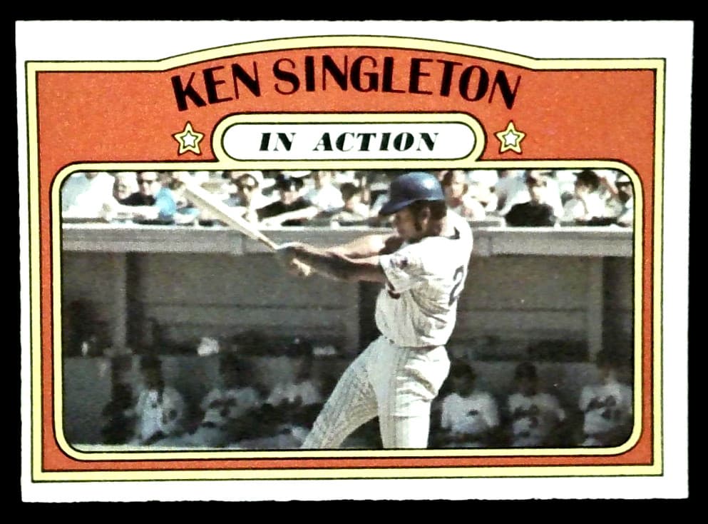 Ken Singleton In 1972 O-Pee-Chee 1972 O-Pee-Chee