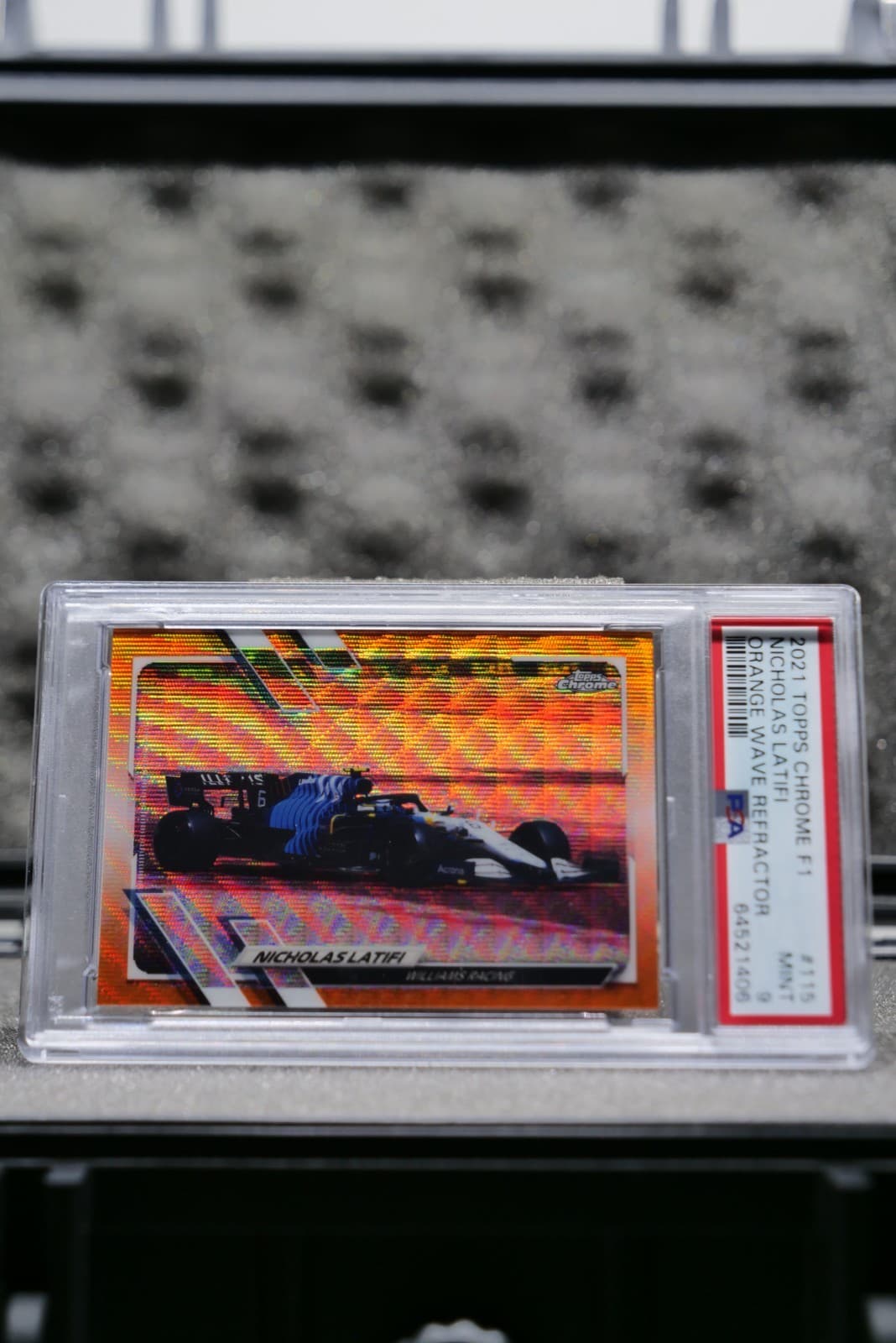 Nicholas Latifi Orange 2021 Topps