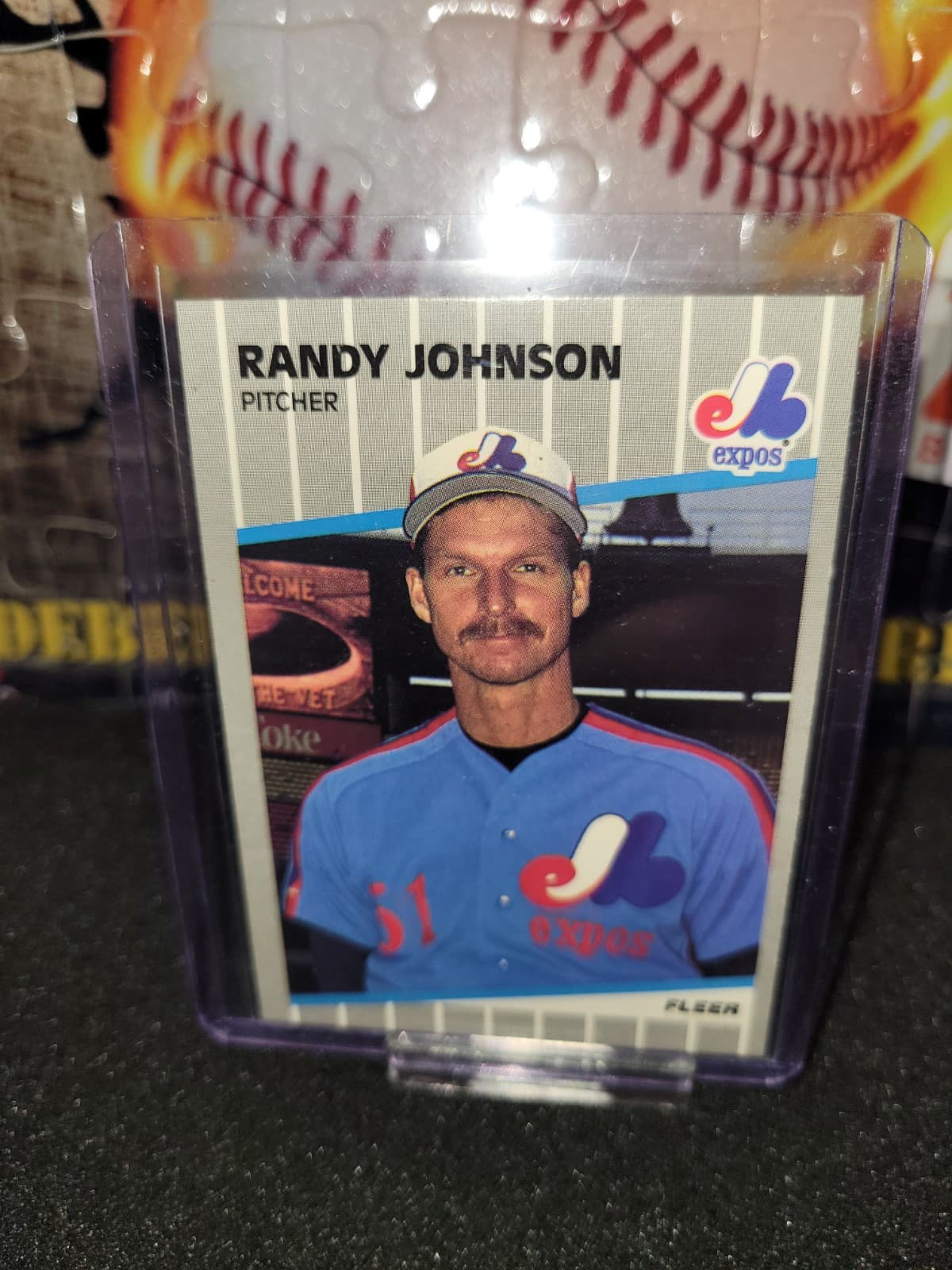 Randy Johnson Expos 1989 Fleer 1989 Fleer