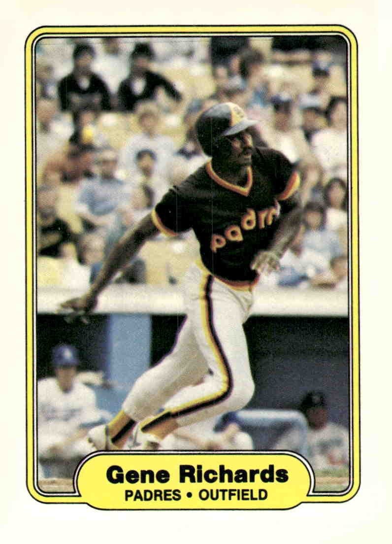 Gene Richards 1982 Fleer 1982 Fleer