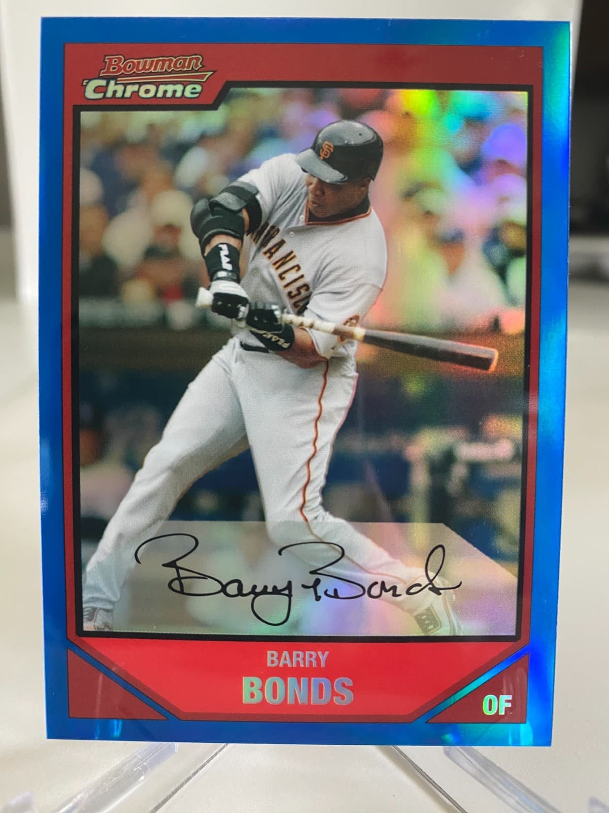 Barry Bonds 2007 Bowman Chrome
