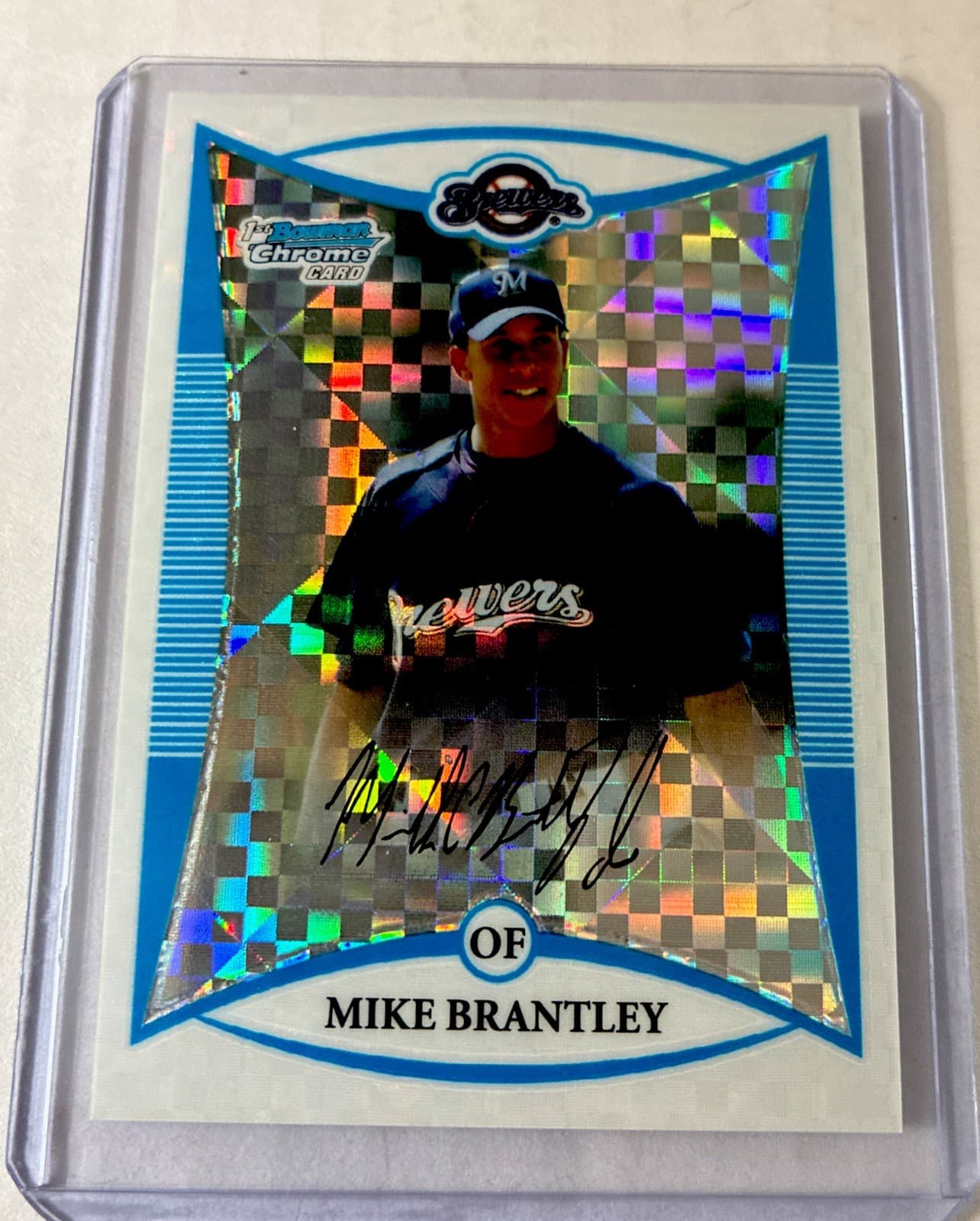 Prospects Michael Brantley 2008 Bowman Chrome 2008 Bowman Chrome xfractor