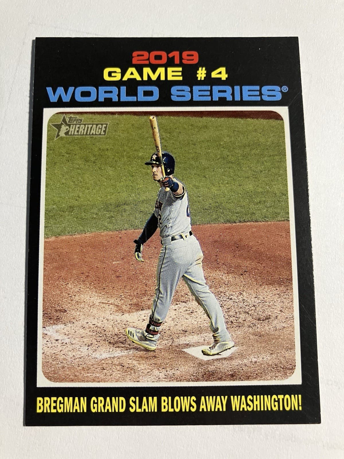 Alex Bregman World 2020 Topps Heritage 2020 Topps Heritage