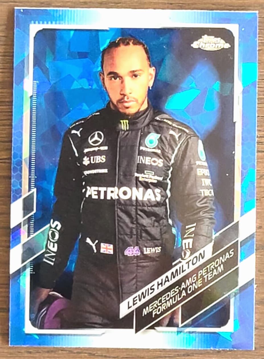 Lewis Hamilton Portrait 2021 Topps Chrome 2021 Topps Chrome