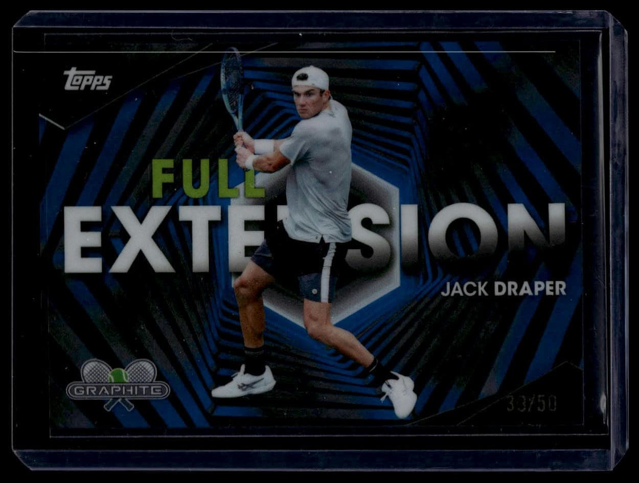 Jack Draper Full 2026 Topps 2026 Topps blue-refractor