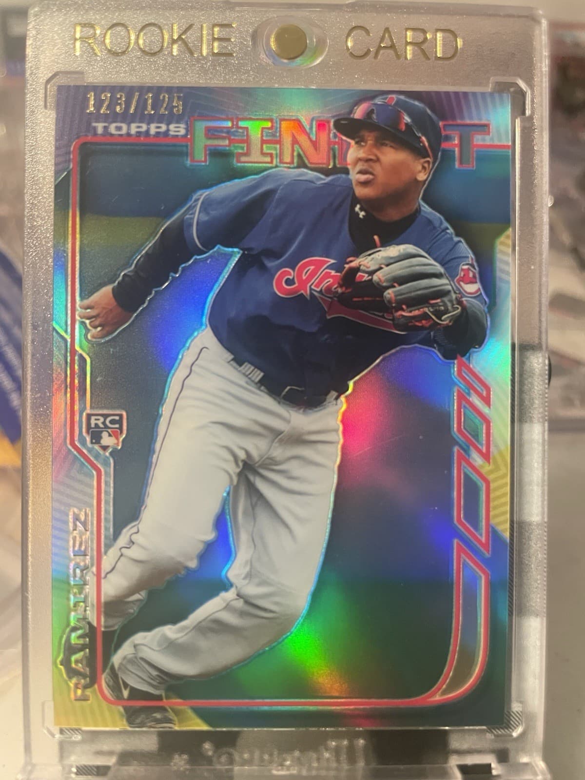 Jose Ramirez Blue 2014 Topps Finest 2014 Topps Finest blue-refractor