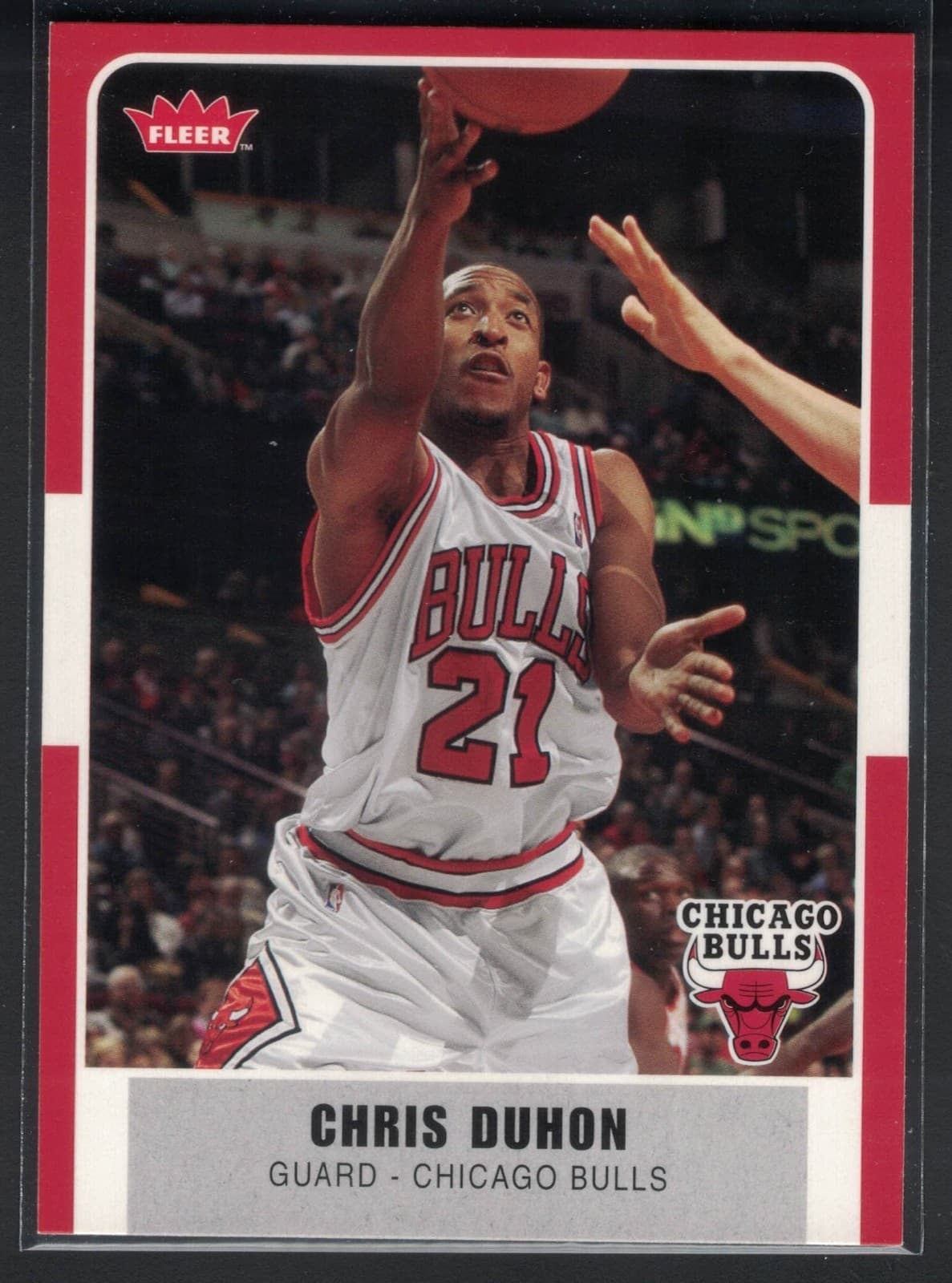 Chris Duhon Chicago 2007 Fleer 2007 Fleer
