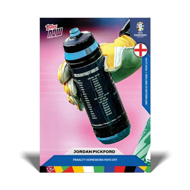 Jordan Pickford Penalty 2024 Topps 2024 Topps