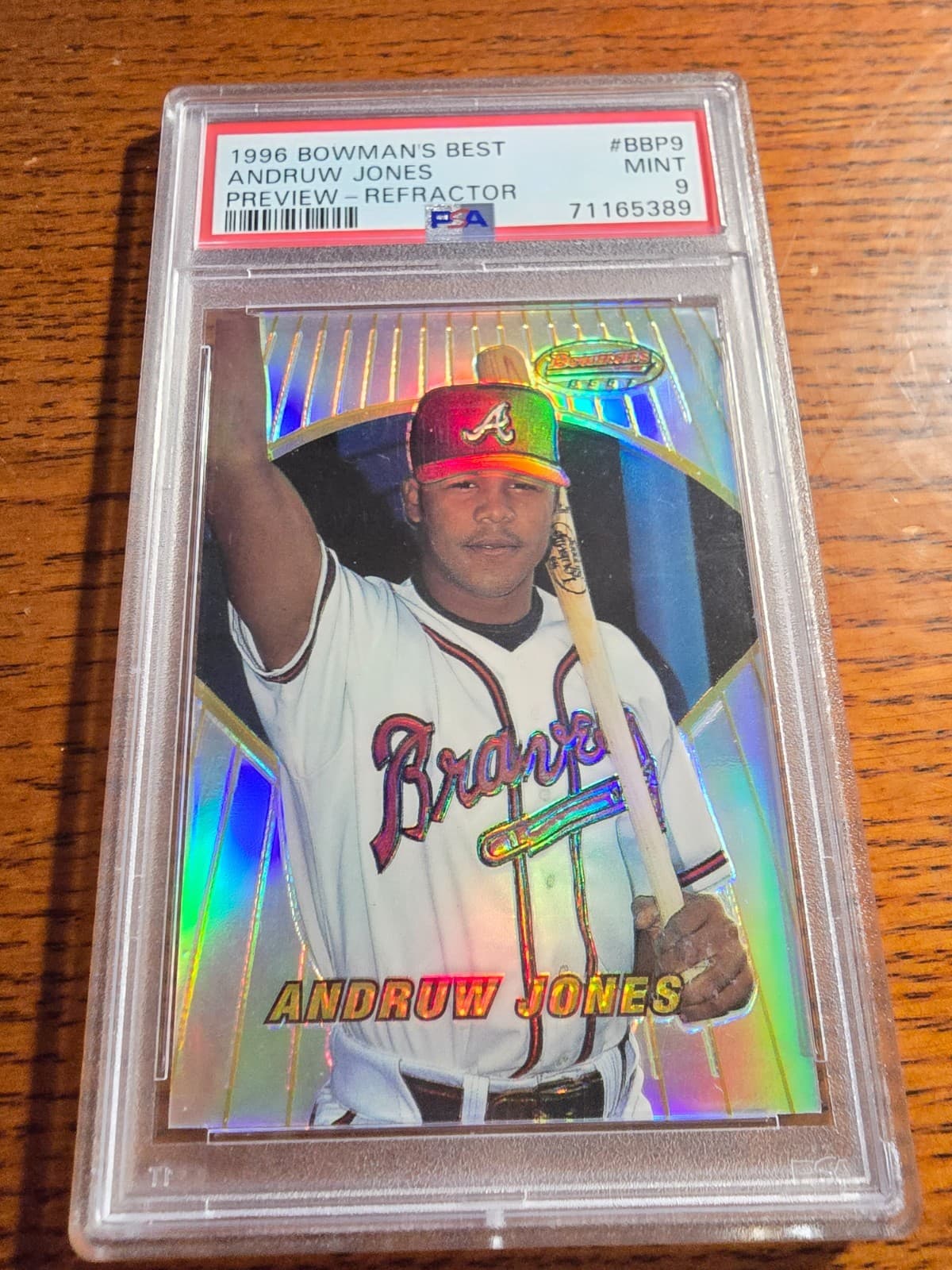 Best Preview Andruw 1996 Bowman 1996 Bowman refractor